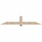 Ekena Millwork Eugene Smooth Timber Gable Bracket, Douglas Fir, 84"W x 17"H x 5 1/2"D x 5 1/2"F, 5/12 Pitch GBW084X17X0606EUG00SDF - alternate 1